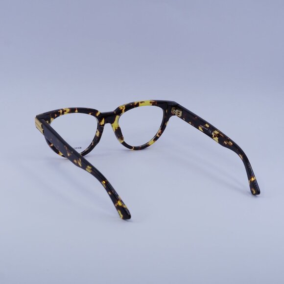 Bottega Veneta BV1106O 002 Eyeglasses Havana 52mm Cat Eye Frame - Picture 7 of 10